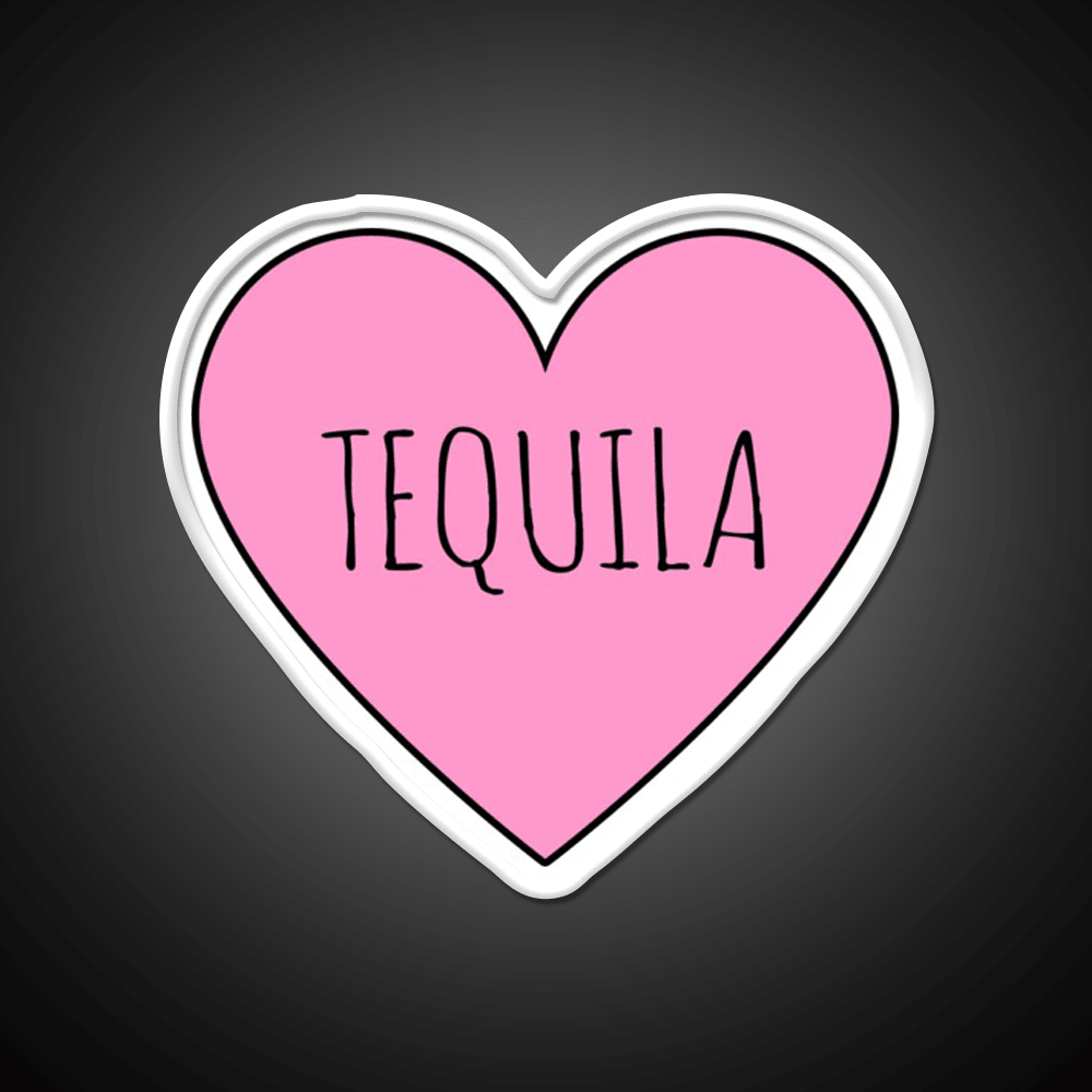 I Love Tequila Party Drink Tequila Led Neon Sign Rgb Color - Shineneon