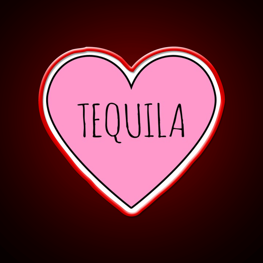 I Love Tequila Party Drink Tequila Led Neon Sign Rgb Color - Shineneon