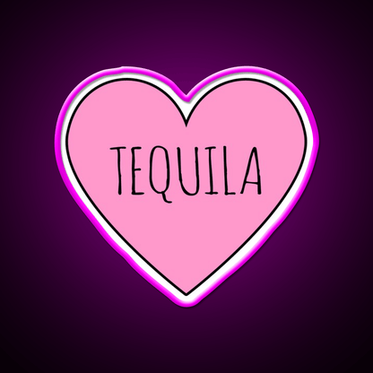 I Love Tequila Party Drink Tequila Led Neon Sign Rgb Color - Shineneon