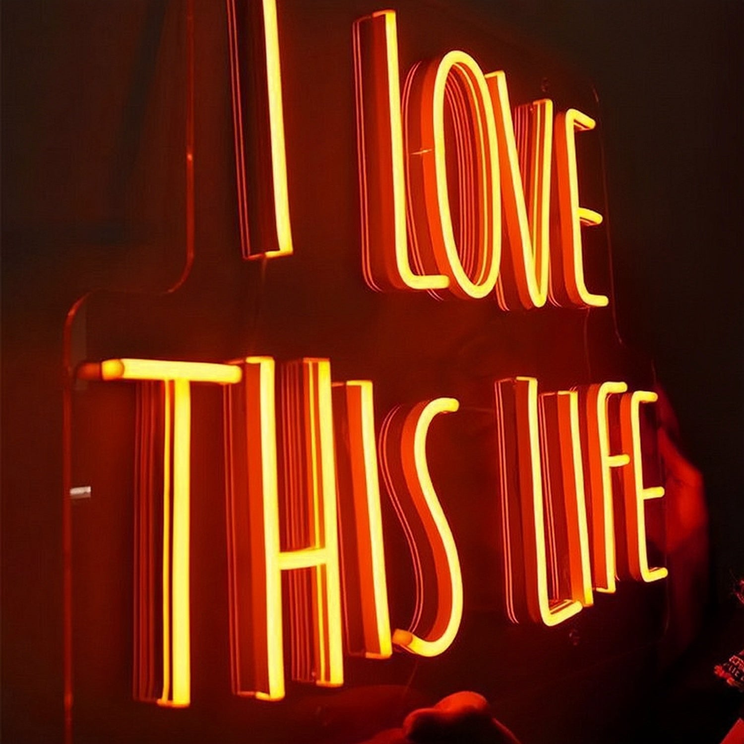 I Love This Life Glowing Neon Sign | Shineneon