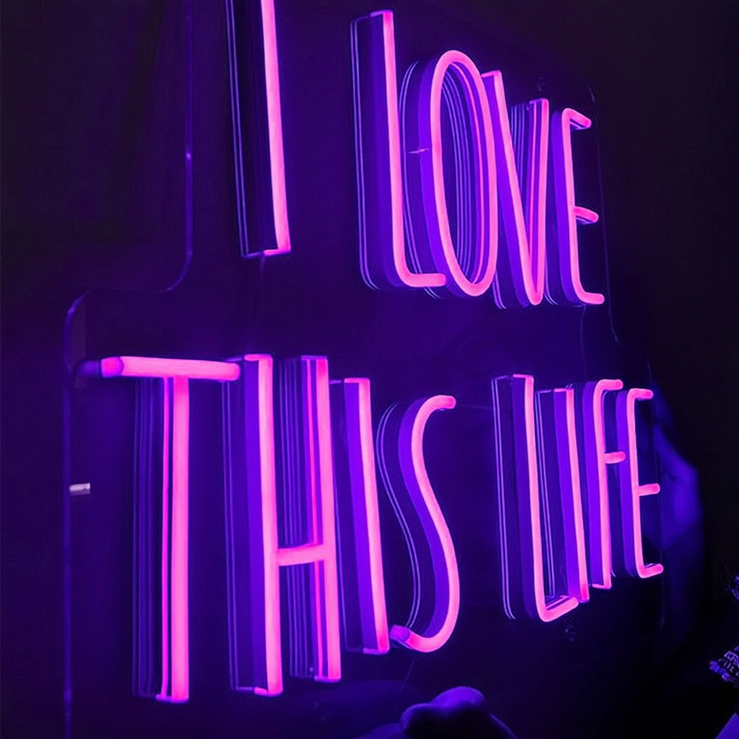 I Love This Life Glowing Neon Sign | Shineneon