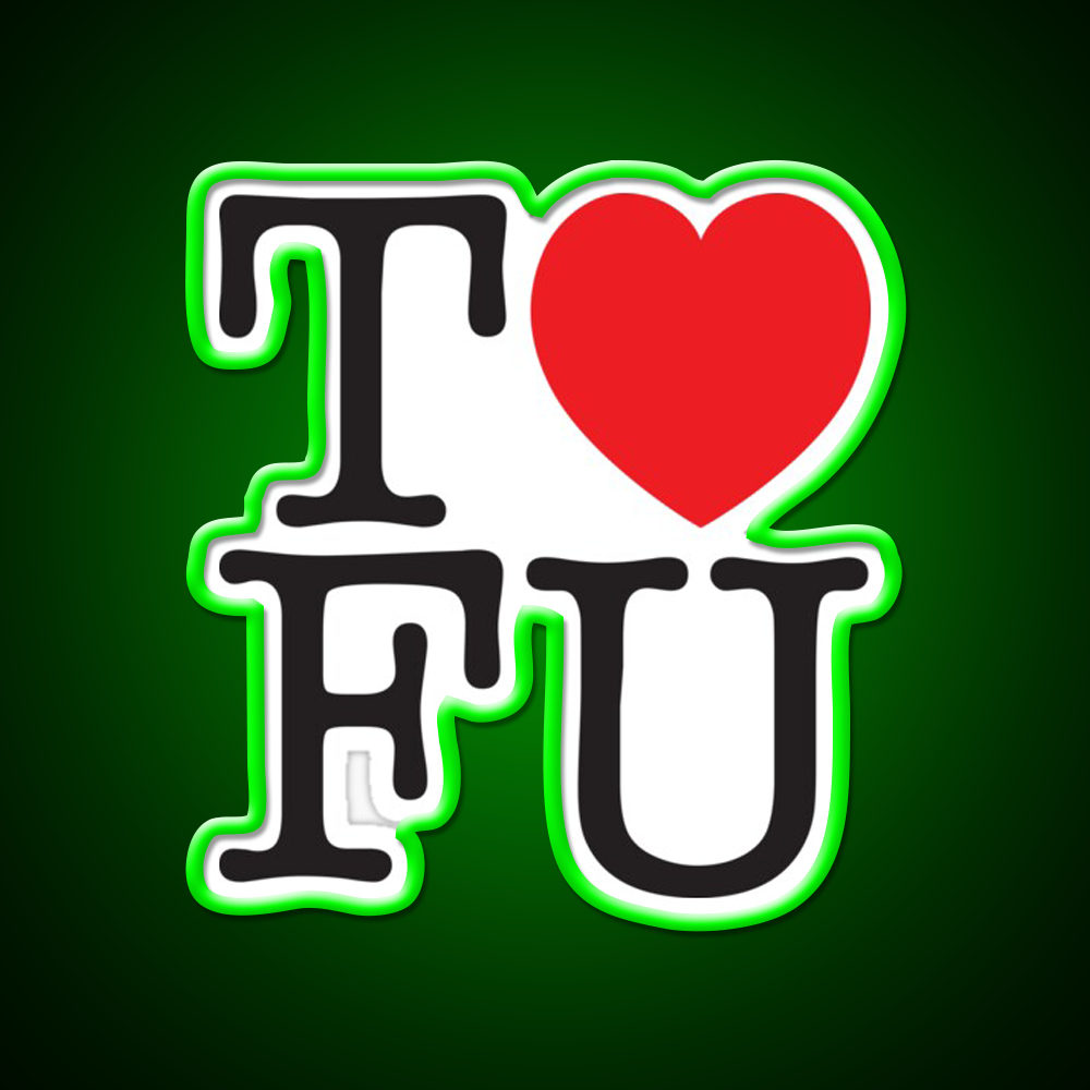 I Love Tofu Vegan Heart Gym Fitness Led Neon Sign Rgb Color