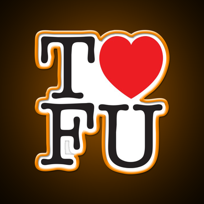 I Love Tofu Vegan Heart Gym Fitness Led Neon Sign Rgb Color