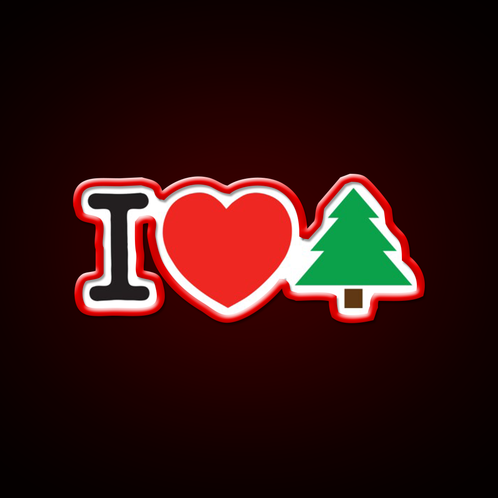 I Love Tree Hemp Inspired Green Leaf Led Neon Sign Rgb Color - LED neon sign view 10
