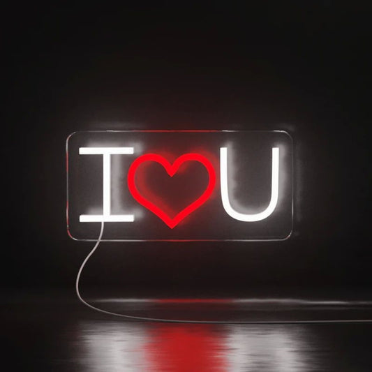 I Love U Led Sign Business Neon Sign