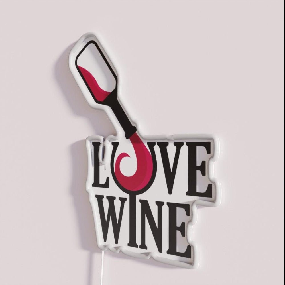 I Love Wine Rgb Led Neon Sign - Shineneon
