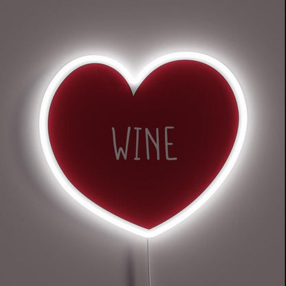 I Love Wine Rgb Led Neon Sign Bar Wall Decors - Shineneon