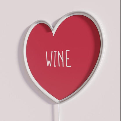 I Love Wine Rgb Led Neon Sign Bar Wall Decors - Shineneon