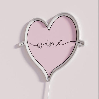 I Love Wine Rgb Led Neon Sign Beer Lover Led Signs - Shineneon
