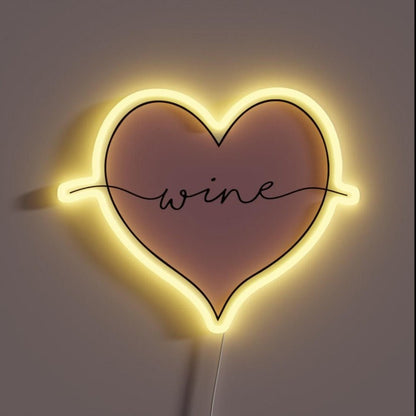 I Love Wine Rgb Led Neon Sign Beer Lover Led Signs - Shineneon