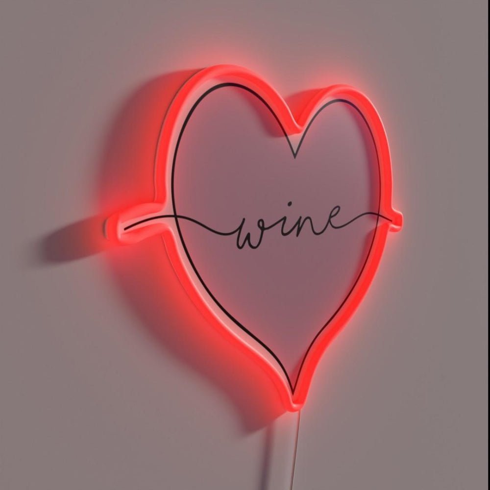 I Love Wine Rgb Led Neon Sign Beer Lover Led Signs - Shineneon