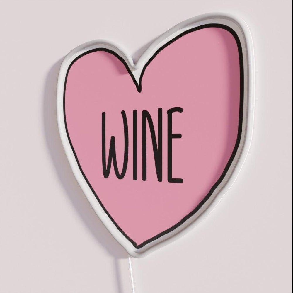 I Love Wine Rgb Led Neon Sign Restaurant Wall Art - Shineneon