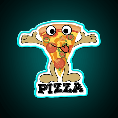 I Love With Pizza Love Fast Food Peace Led Neon Sign For Burger Place Rgb Color - Shineneon
