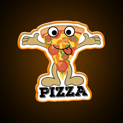 I Love With Pizza Love Fast Food Peace Led Neon Sign For Burger Place Rgb Color - Shineneon