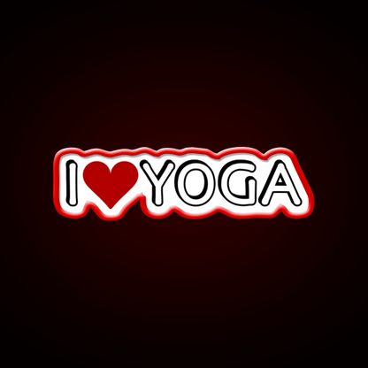 I Love Yoga Led Neon Sign For Wellness Space Rgb Color - Shineneon
