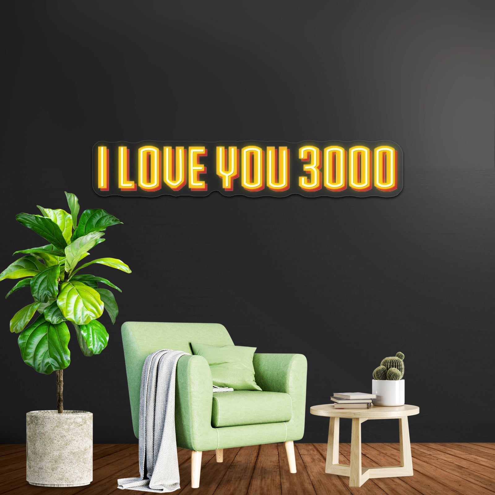 I Love You 3000 Artwork Led Custom Signs - Shineneon