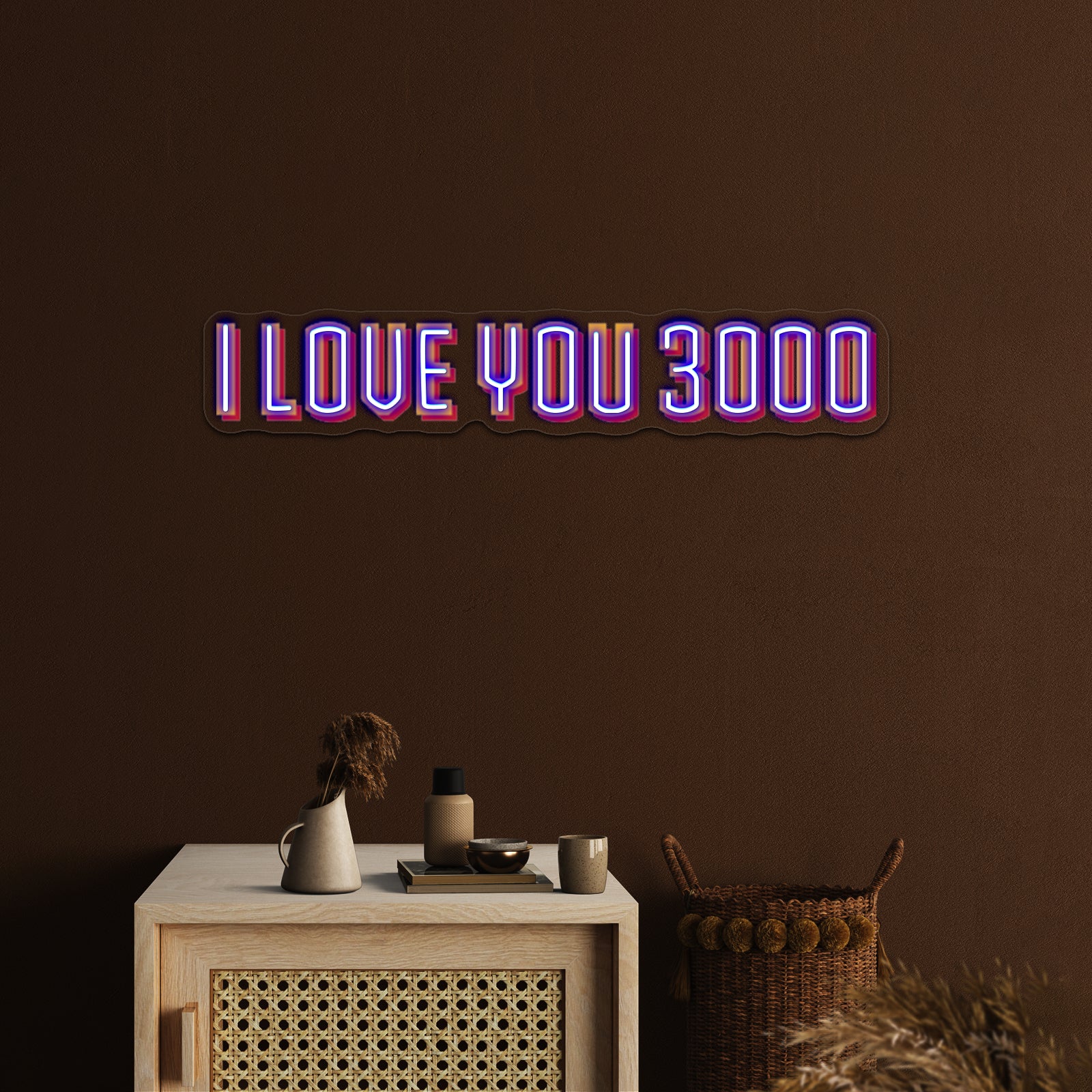 I Love You 3000 Artwork Led Custom Signs