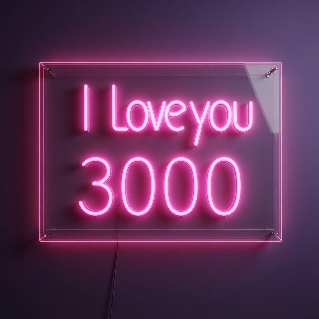 I Love You 3000 LED Neon Sign - Shineneon
