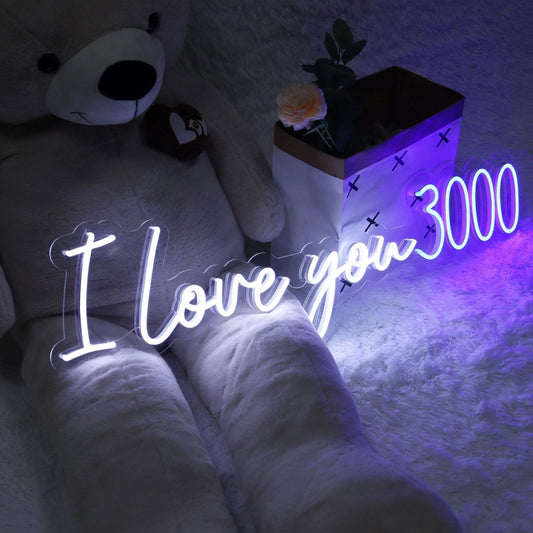 I Love You 3000 Led Sign Business Neon Sign