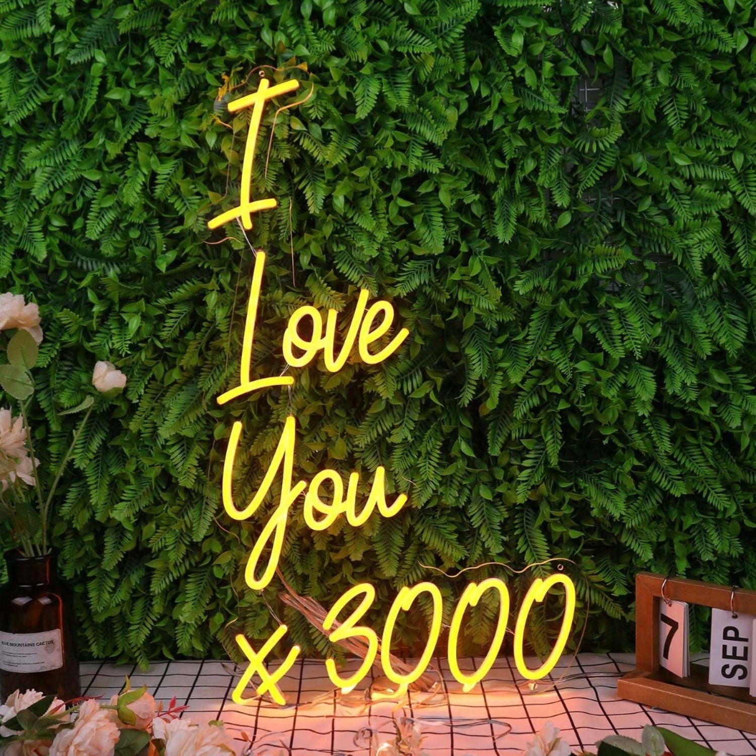 I Love You 3000 Orange Led Neon Sign - Shineneon