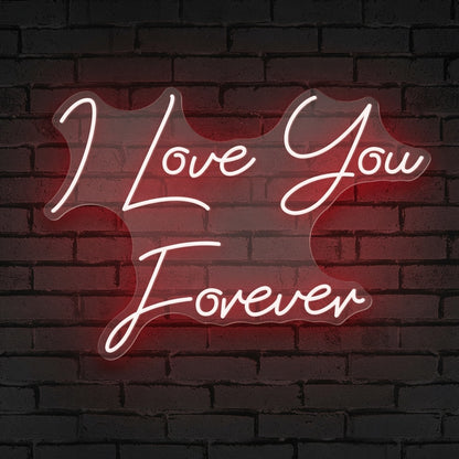I Love You Forever LED Neon Sign - 02 High-Converting Product Image