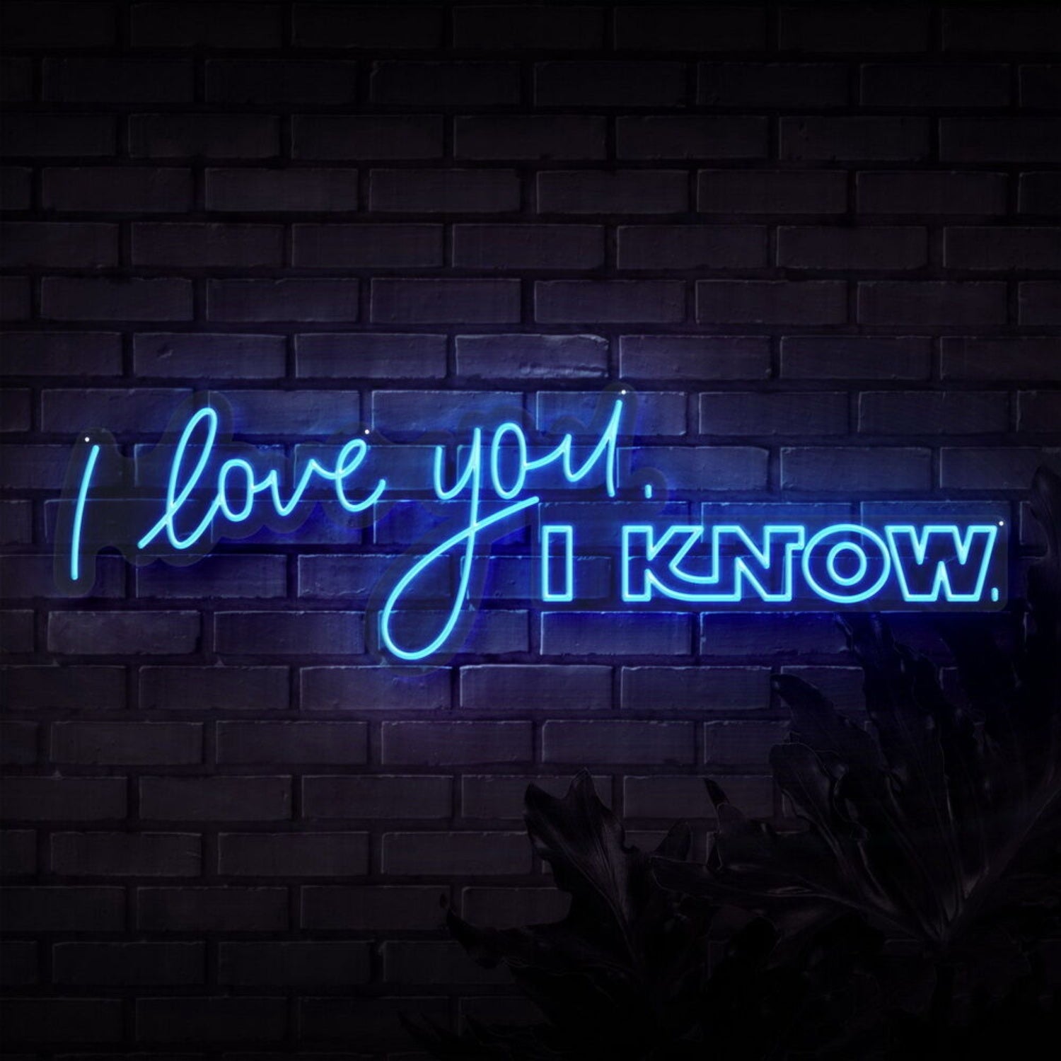 I Love You I Know Neon Sign For Romantic And Star Wars Fans | Shineneon