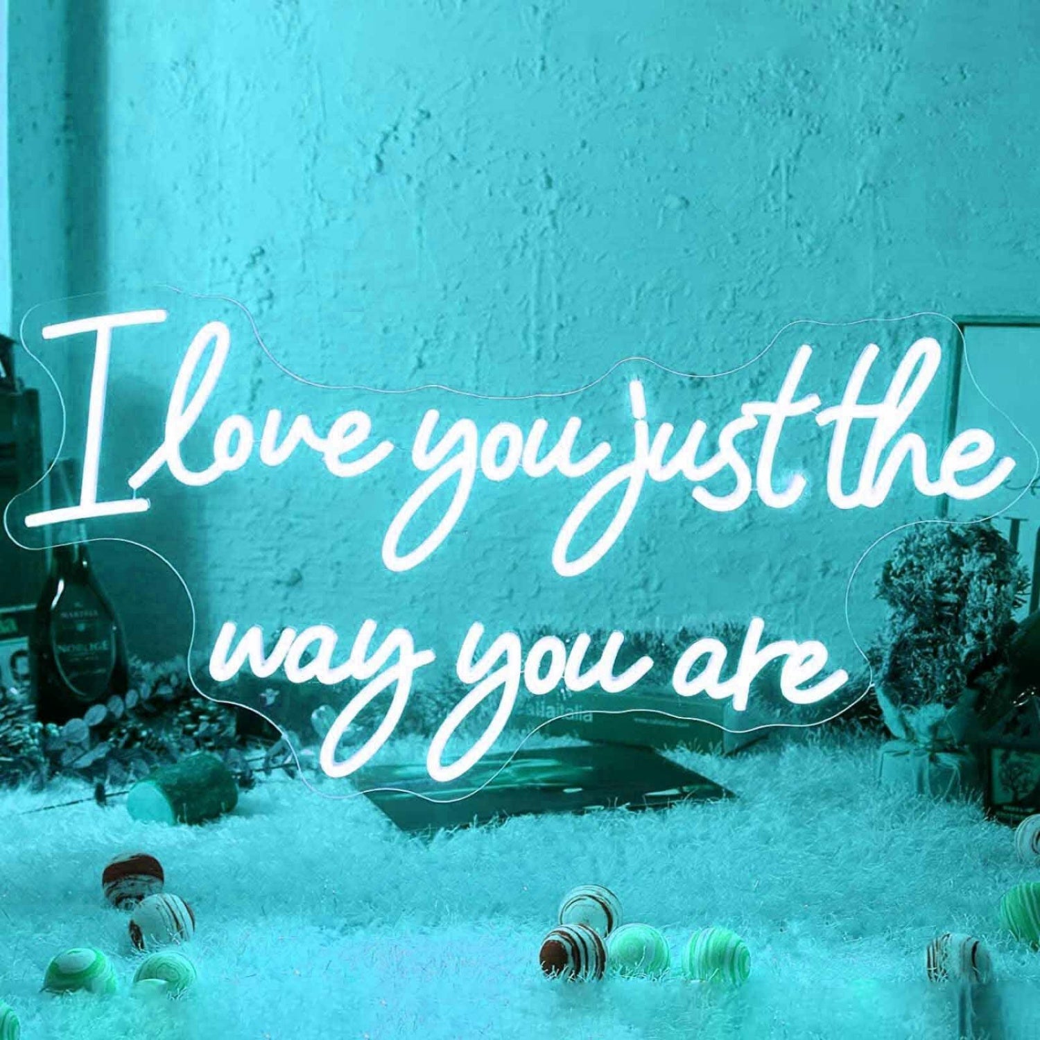 I Love You Just The Way You Are Wedding Neon Sign | Shineneon