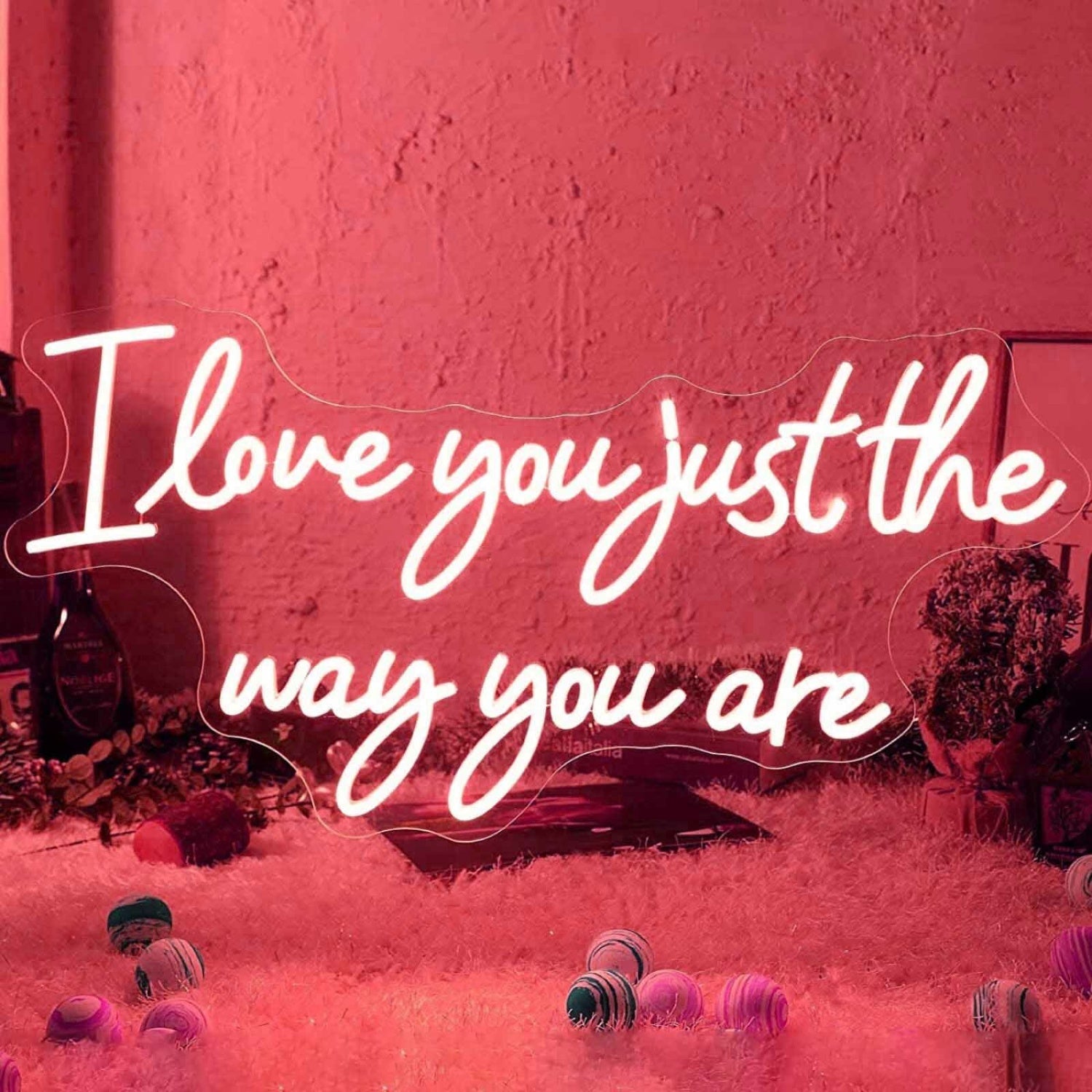 I Love You Just The Way You Are Wedding Neon Sign | Shineneon