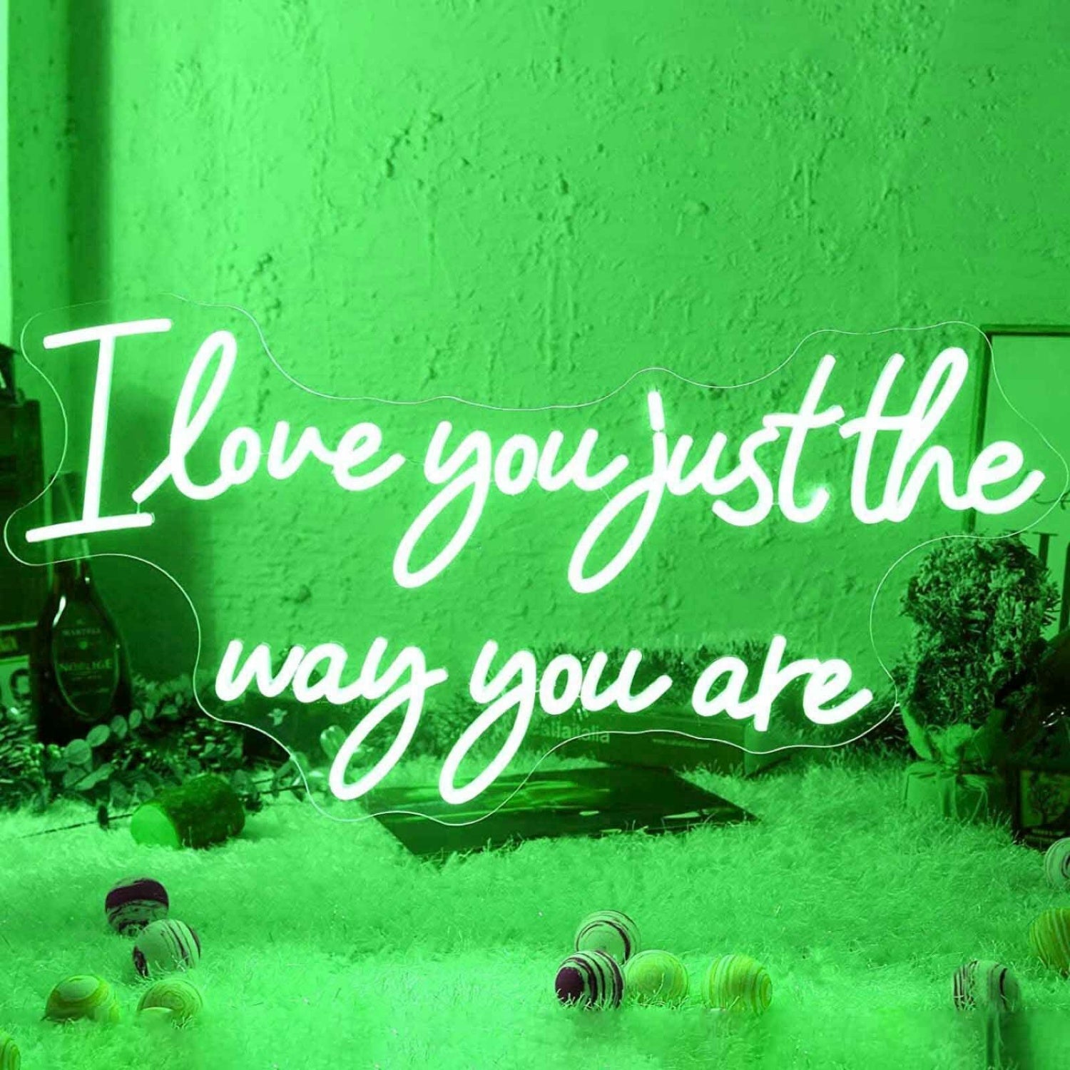 I Love You Just The Way You Are Wedding Neon Sign | Shineneon