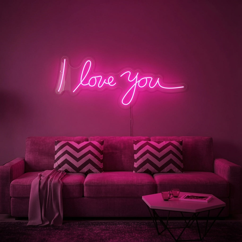 I Love You LED Neon Sign Bedroom Decor - 02 High-Converting Product Image