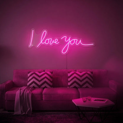 I Love You LED Neon Sign Bedroom Decor - Shineneon