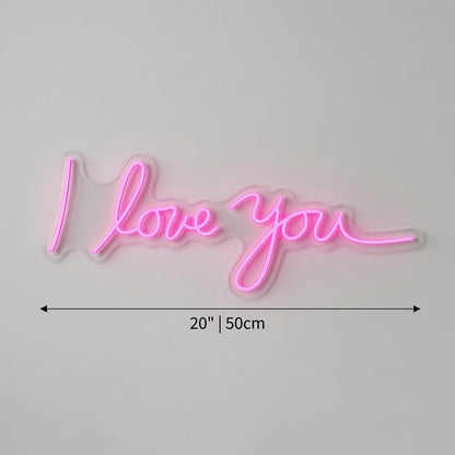 I Love You LED Neon Sign Bedroom Decor - Shineneon