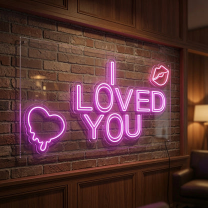 I Love You LED Neon Sign Bedroom Wall Art - 02 High-Converting Product Image