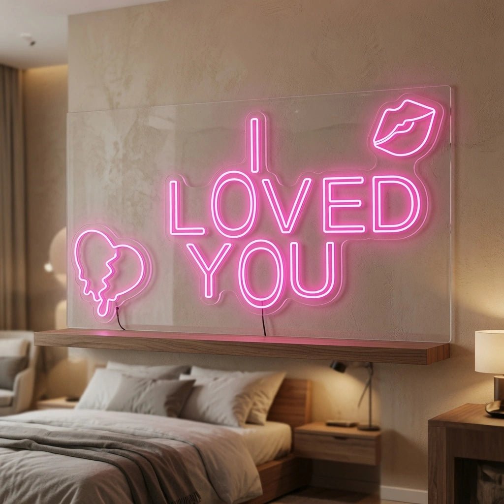 I Love You LED Neon Sign Bedroom Wall Art - Shineneon