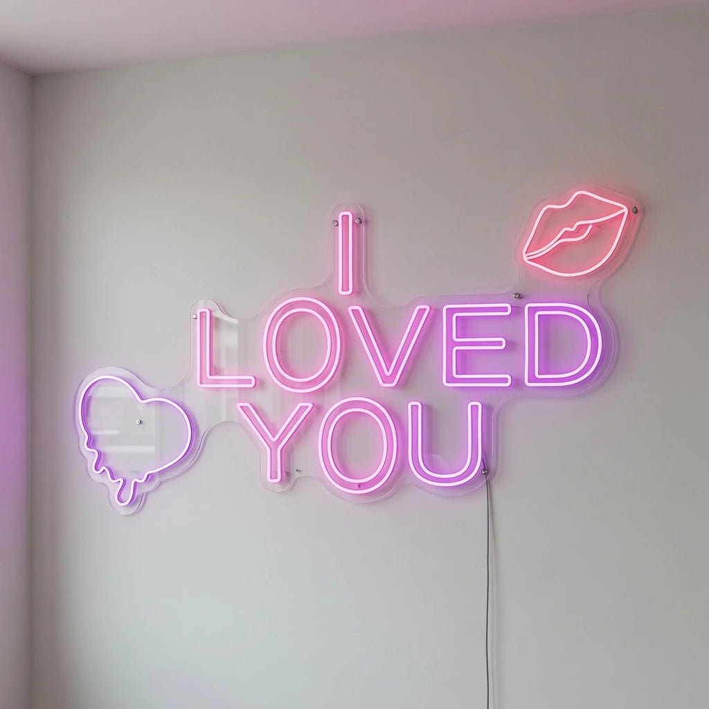 I Love You LED Neon Sign Bedroom Wall Art - Shineneon