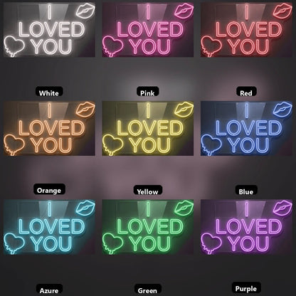 I Love You LED Neon Sign Bedroom Wall Art - Shineneon