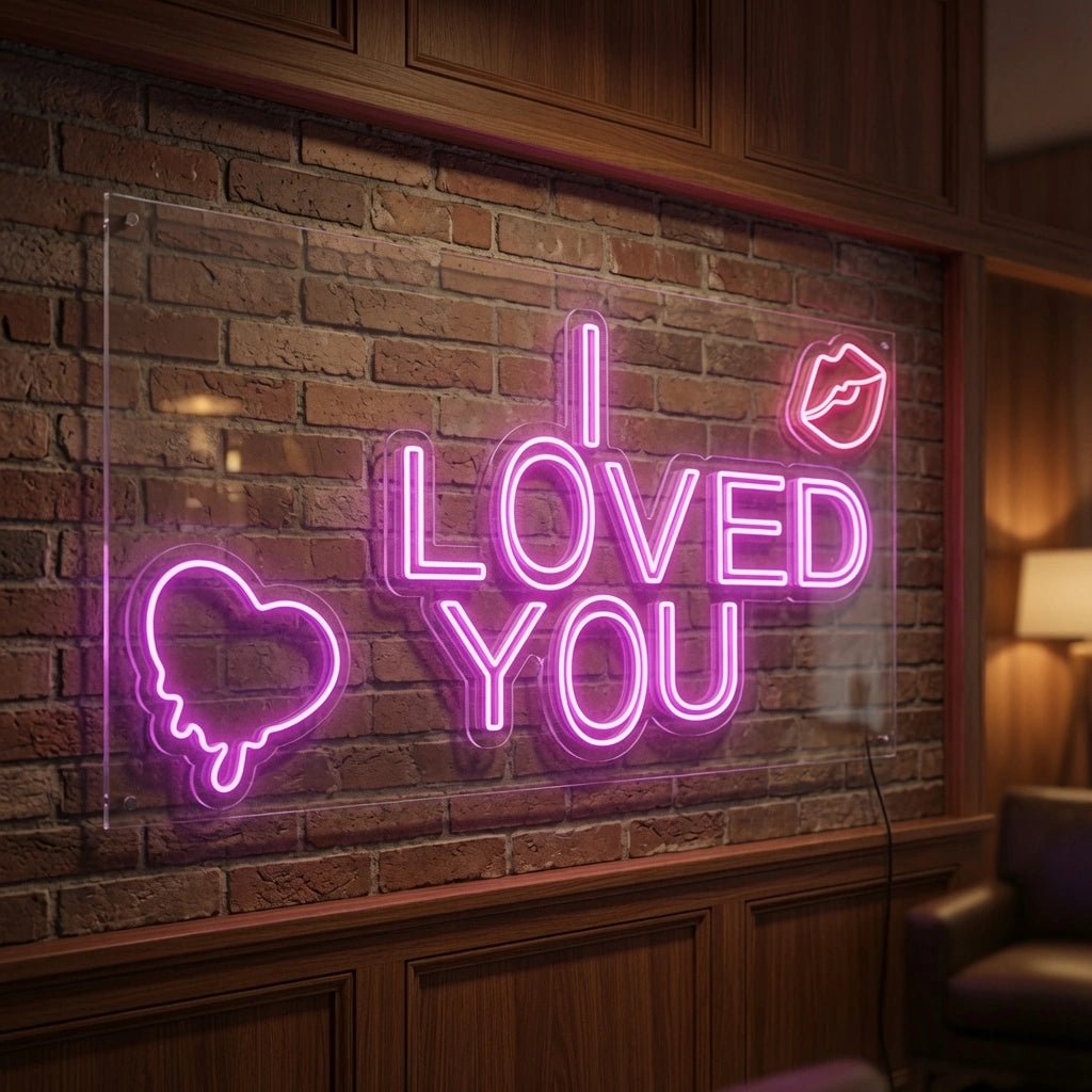 I Love You LED Neon Sign Bedroom Wall Art - Shineneon