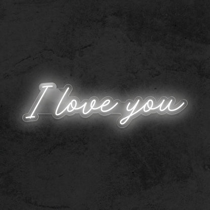 I Love You LED Neon Sign Home Wall Art - 01 Original Product Image