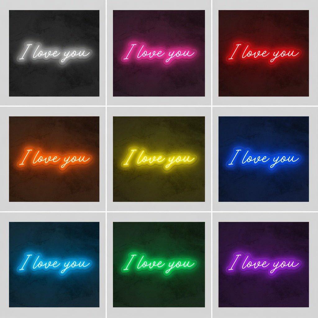 I Love You LED Neon Sign Home Wall Art - Shineneon