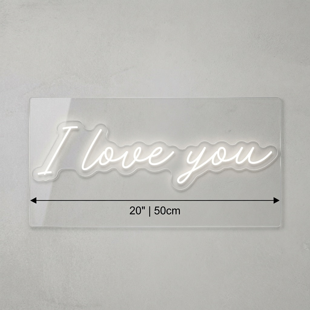 I Love You LED Neon Sign Home Wall Art - Shineneon
