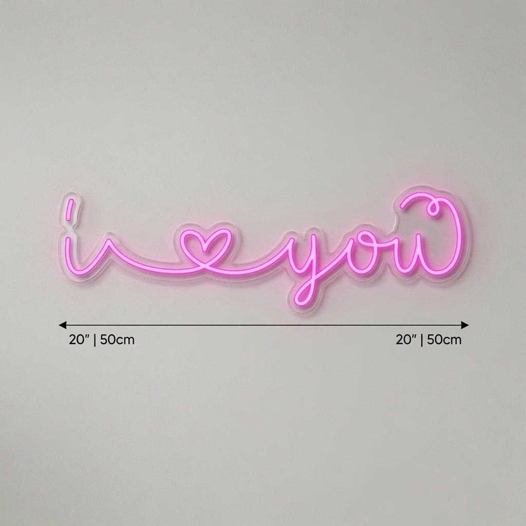 I Love You LED Neon Sign Wall Art Wall Neon Sign - Shineneon