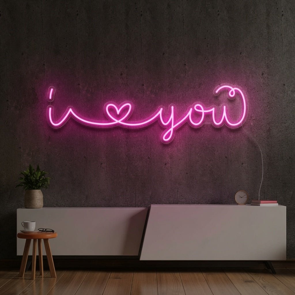 I Love You LED Neon Sign Wall Art Wall Neon Sign - Shineneon