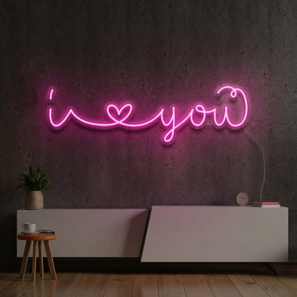 I Love You LED Neon Sign Wall Art Wall Neon Sign - Shineneon