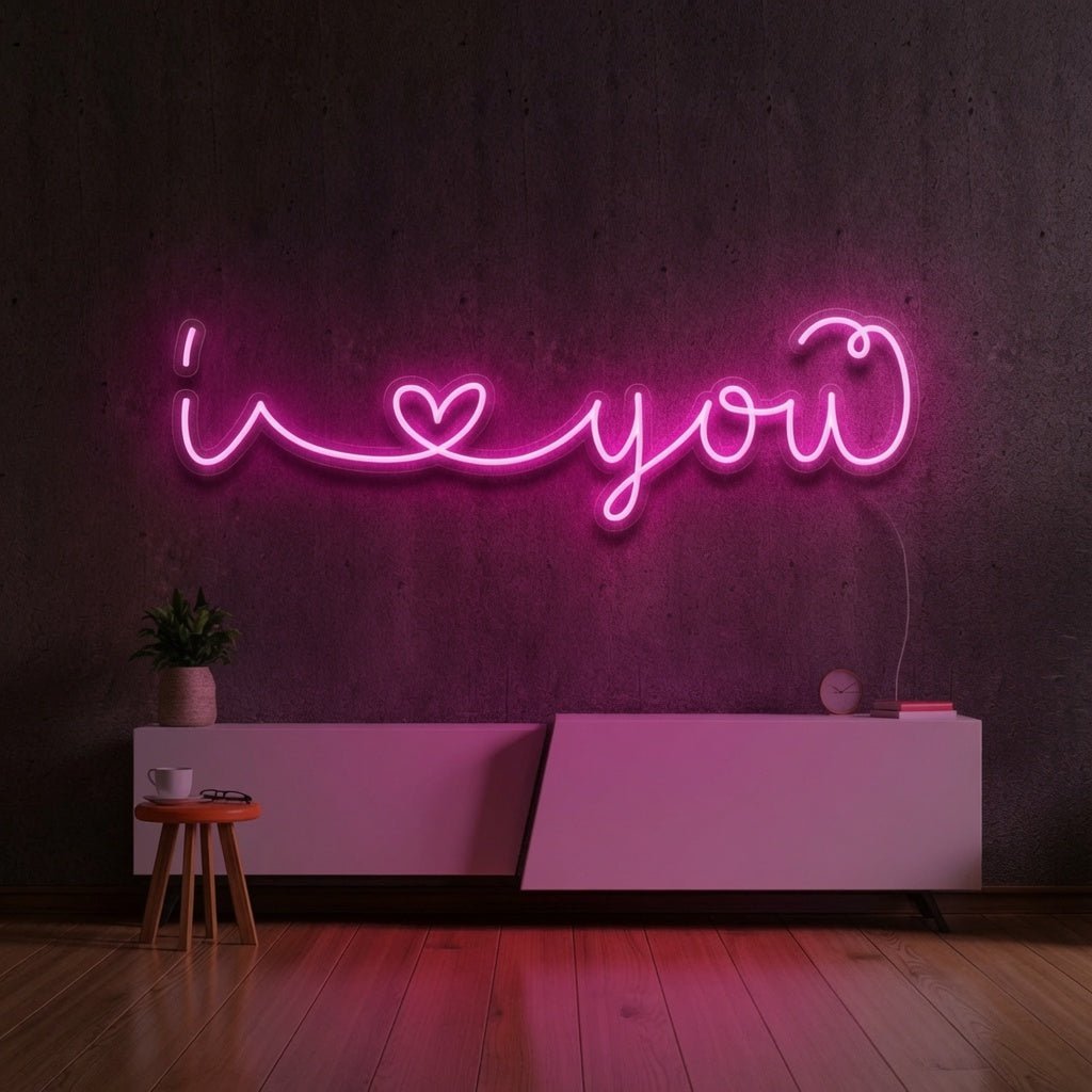 I Love You LED Neon Sign Wall Art Wall Neon Sign - Shineneon