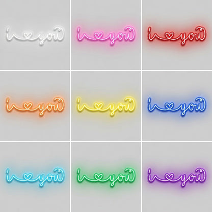I Love You LED Neon Sign Wall Art Wall Neon Sign - Shineneon