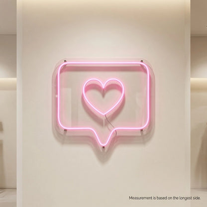 I Love You LED Neon Sign Wall Decor - 04 Size Image