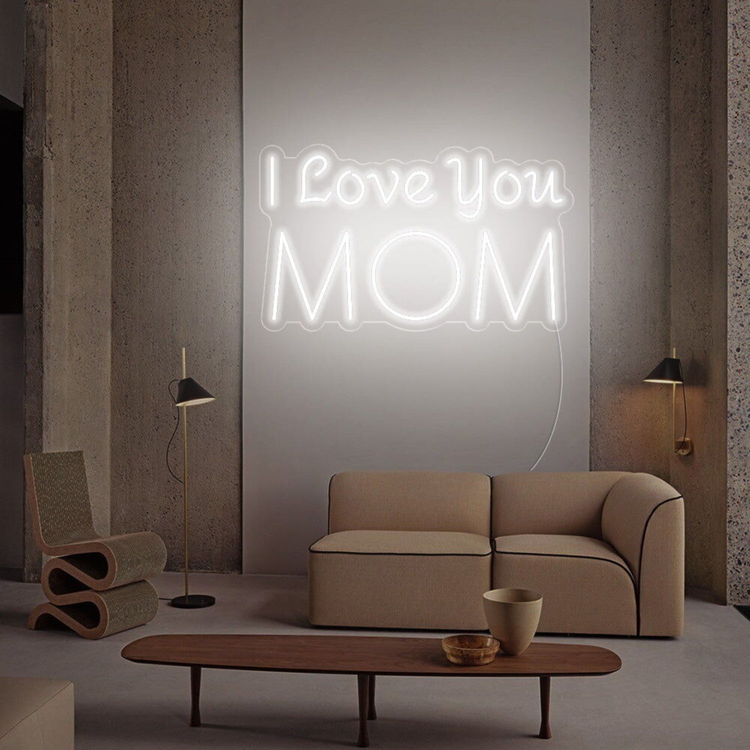 I Love You Mom Led Neon Sign For Mothers Day | Shineneon