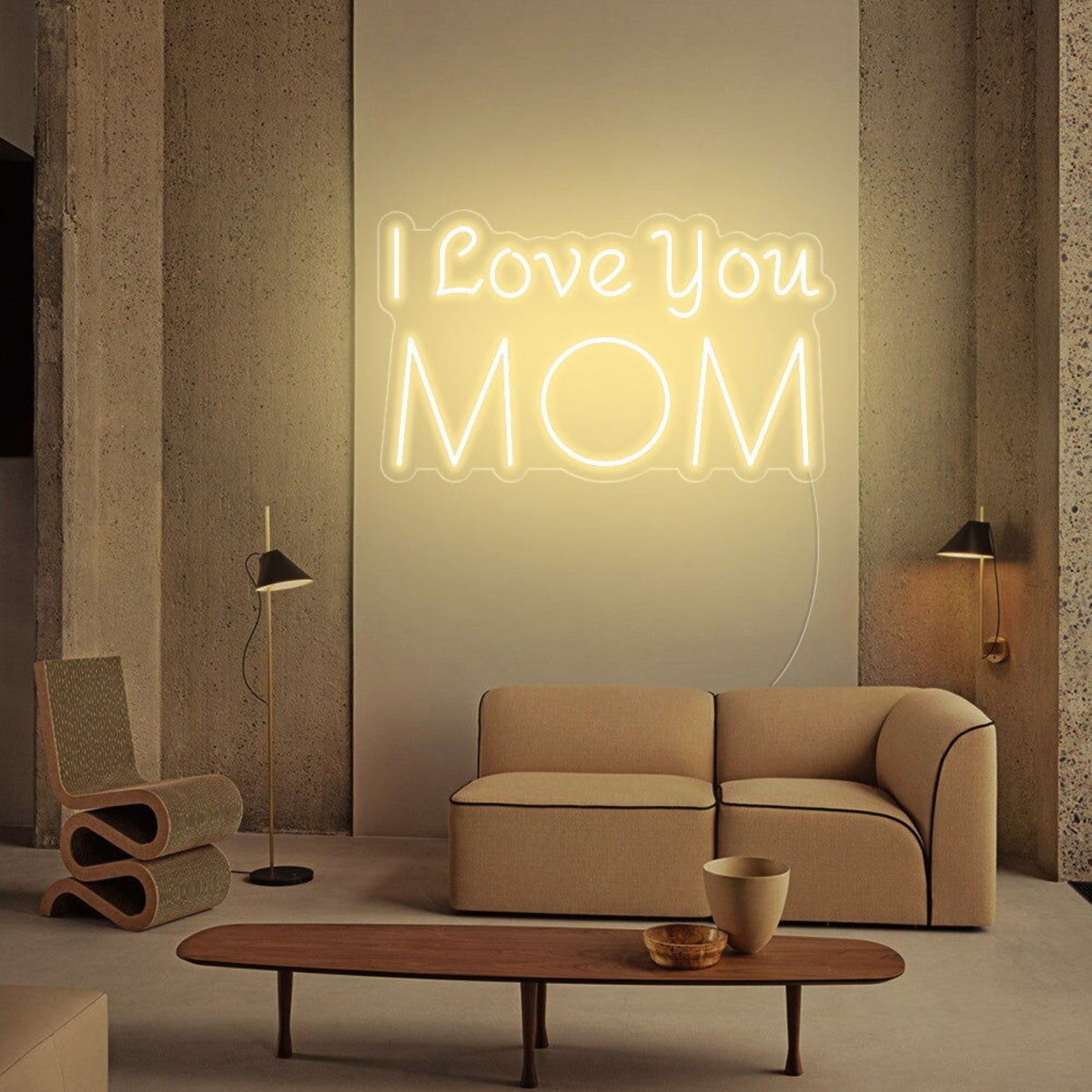 I Love You Mom Led Neon Sign For Mothers Day | Shineneon
