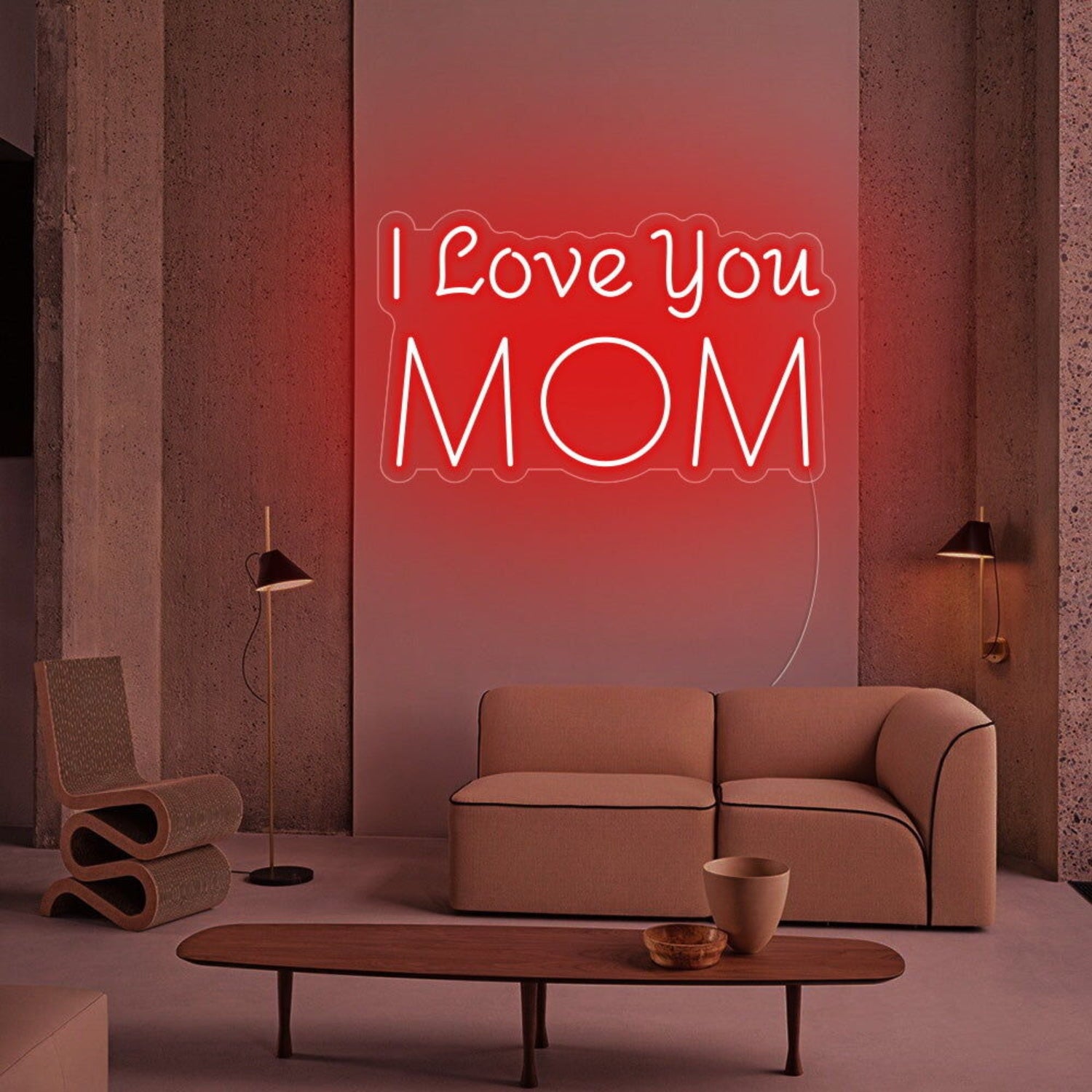 I Love You Mom Led Neon Sign For Mothers Day | Shineneon