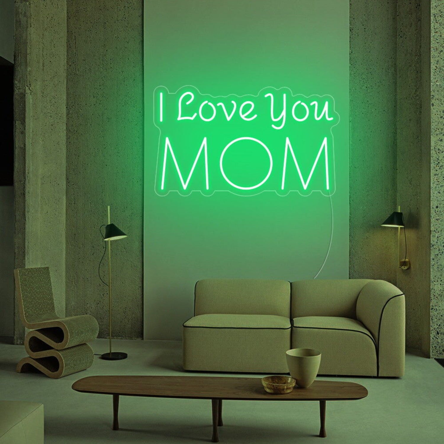 I Love You Mom Led Neon Sign For Mothers Day | Shineneon